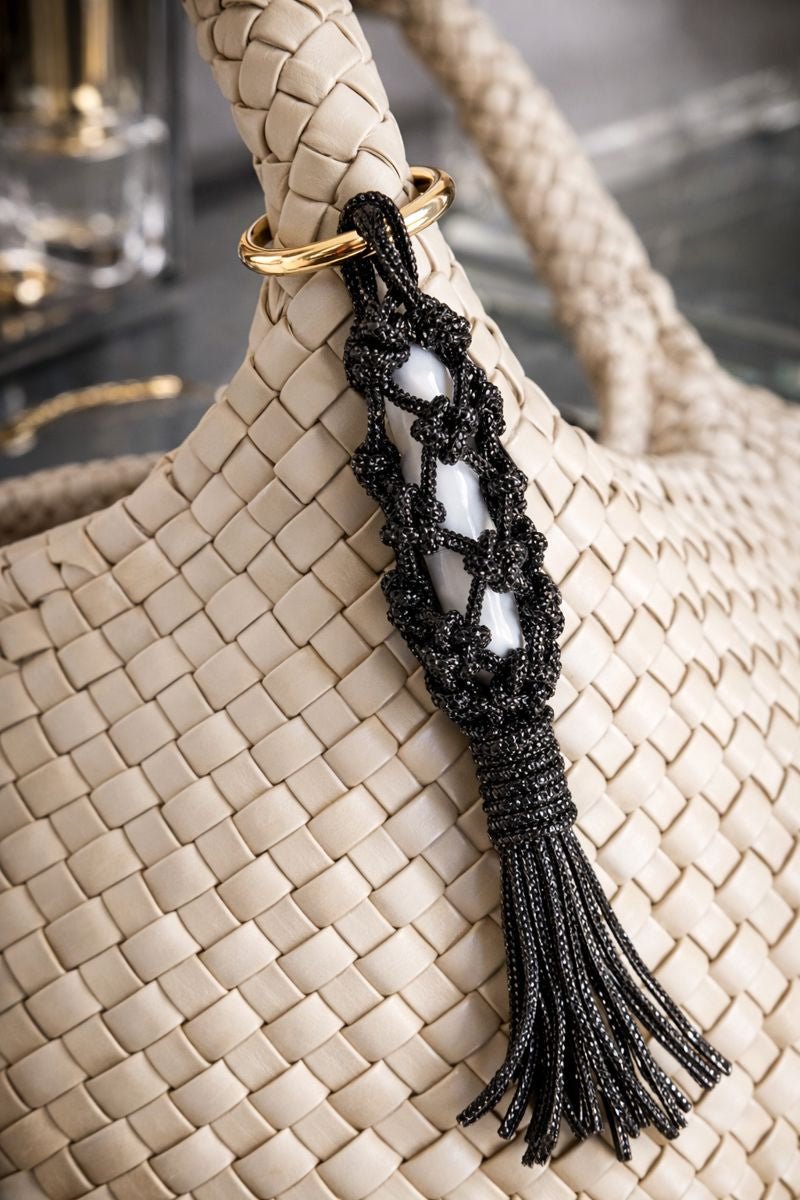 Silver Lipstick bag charm - HOUSE OF FAYE