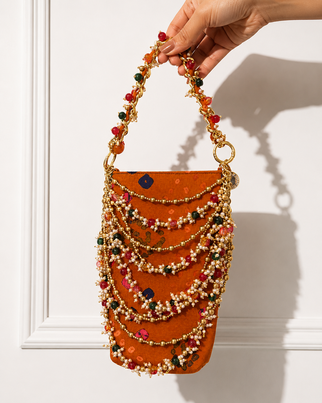 ORANGE MEHFIL BAG