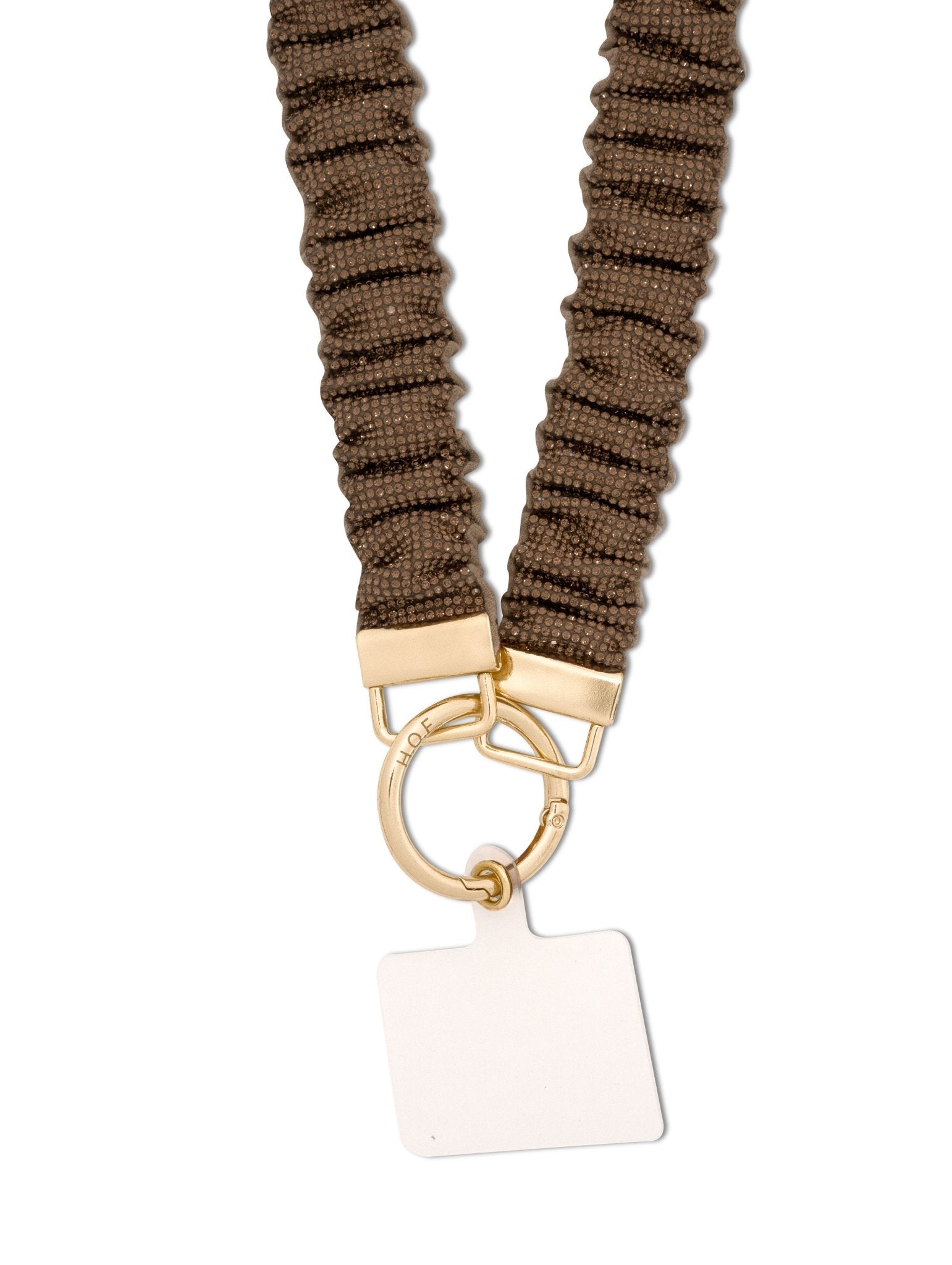 Gold diamond scrunchie sling - HOUSE OF FAYE