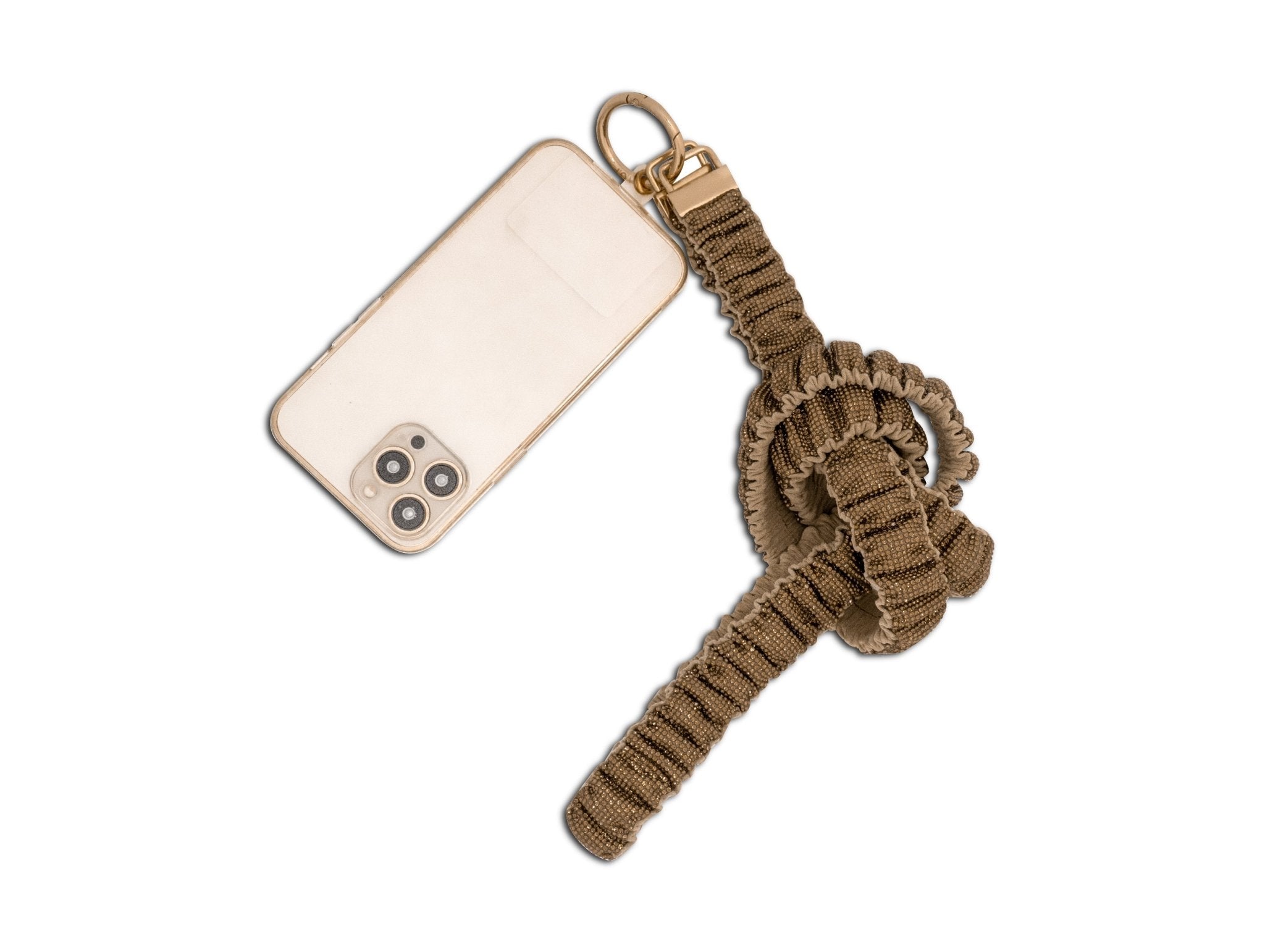 Gold diamond scrunchie sling - HOUSE OF FAYE