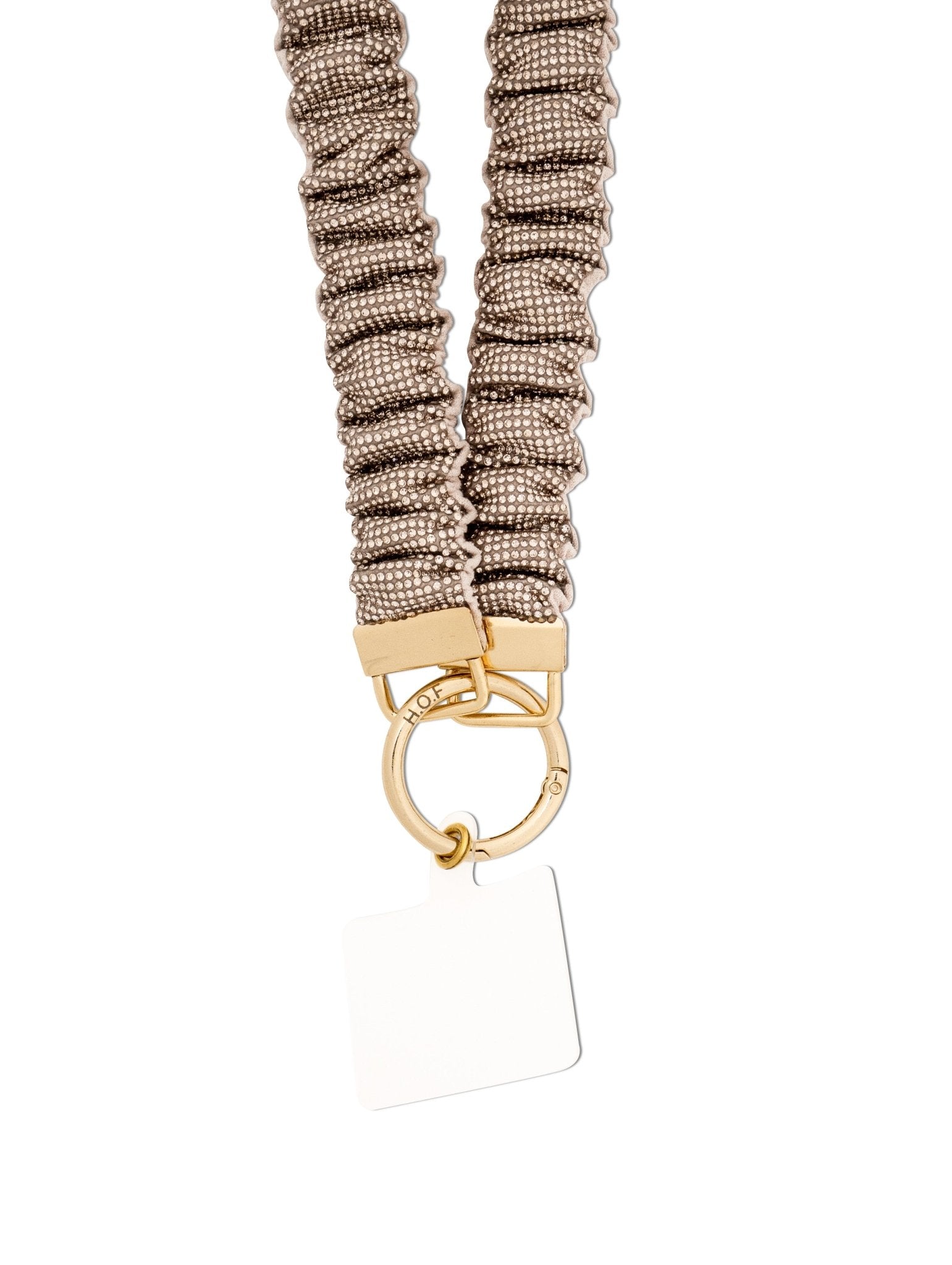 Rose gold diamond scrunchie sling - HOUSE OF FAYE