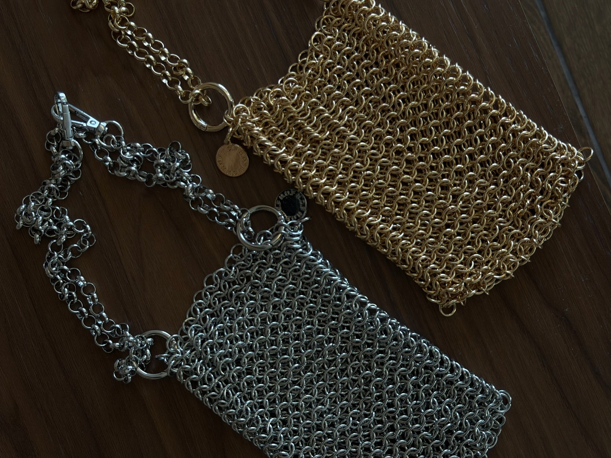 Silver chain bag - HOUSE OF FAYE