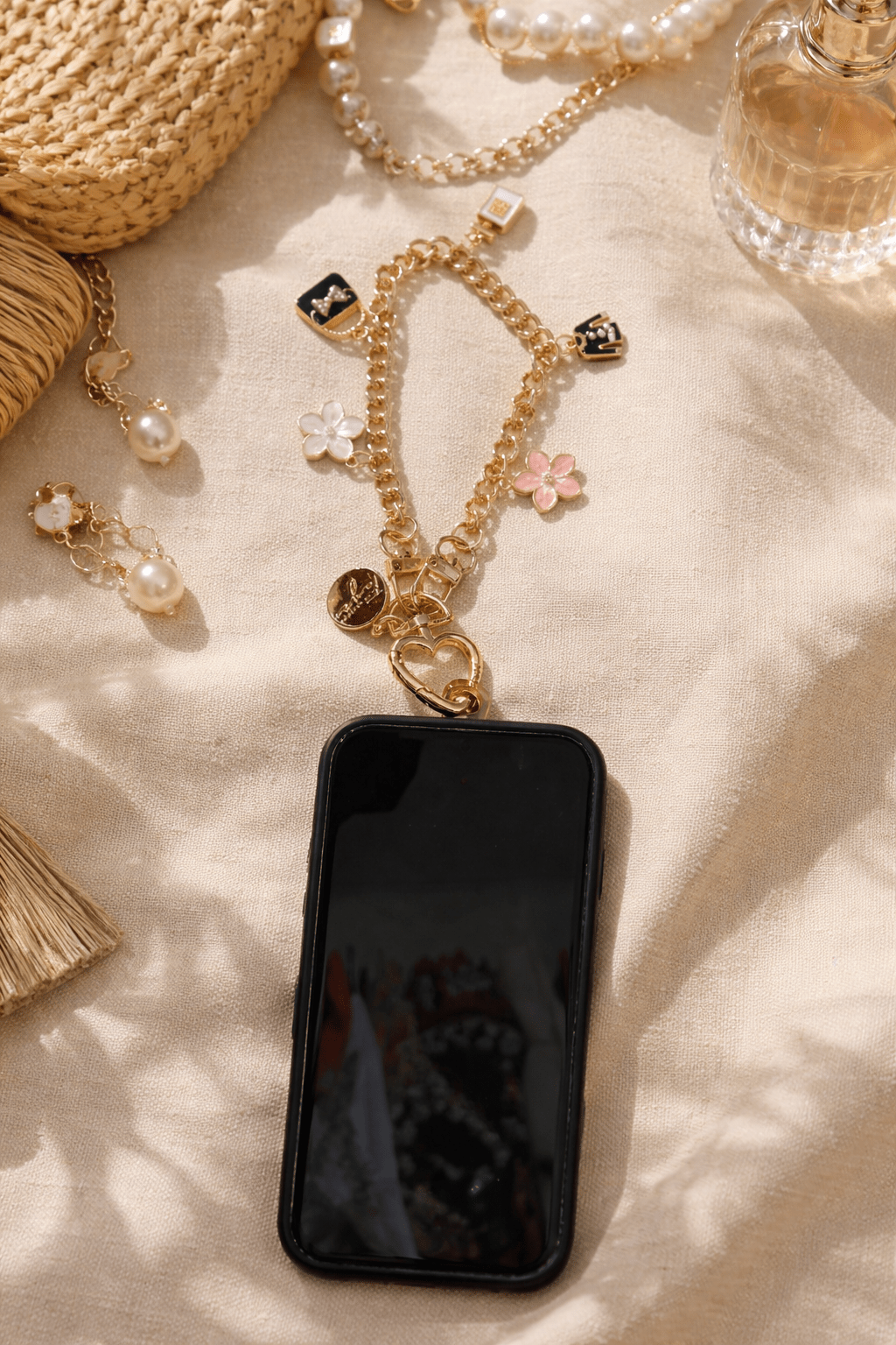 Blossom charm chain lanyard - HOUSE OF FAYE