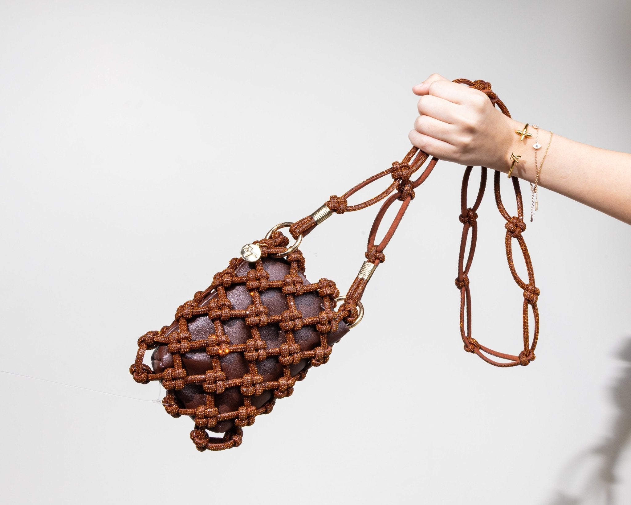 BROWN COSMO BAG - HOUSE OF FAYE
