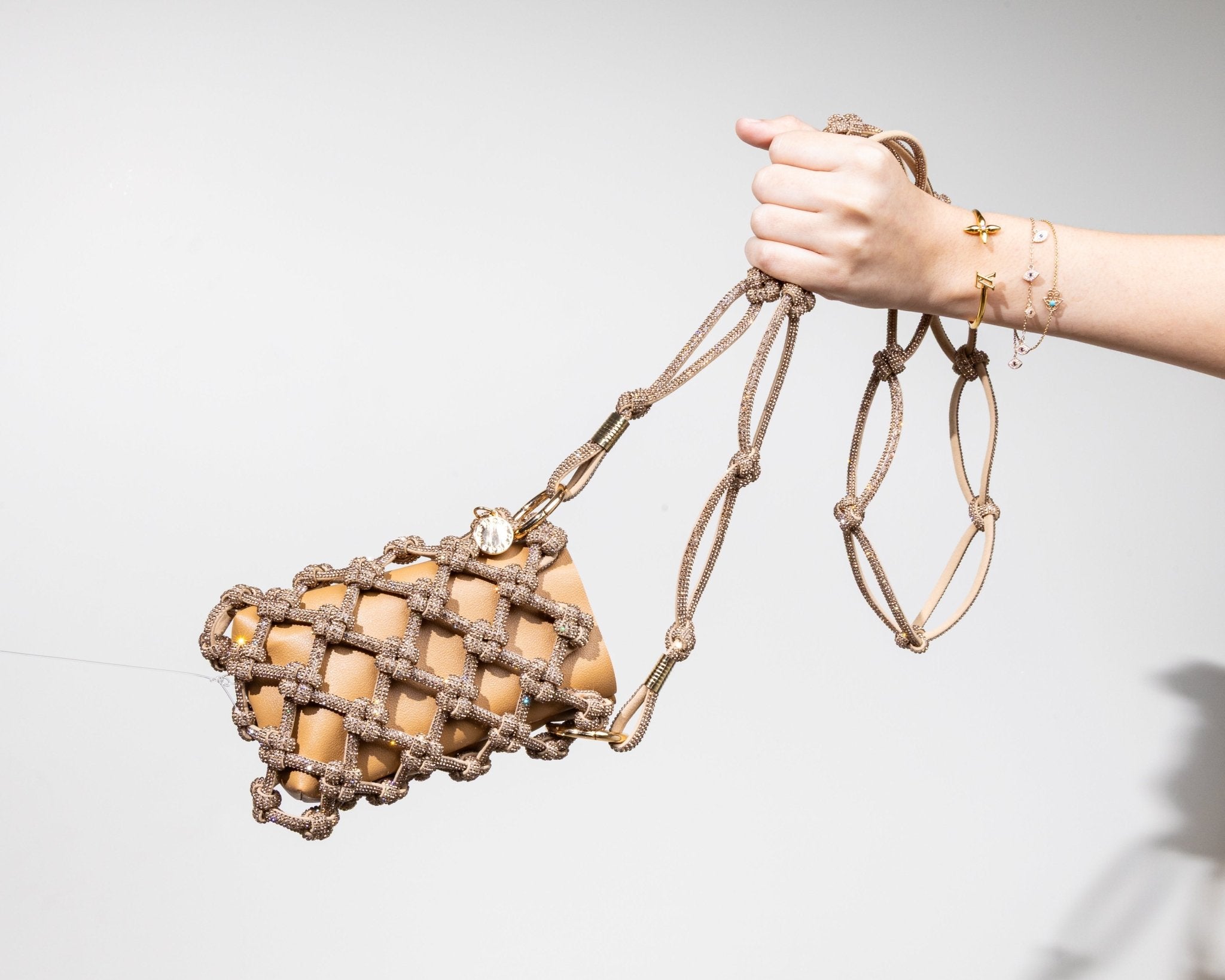 GOLD COSMO BAG - HOUSE OF FAYE