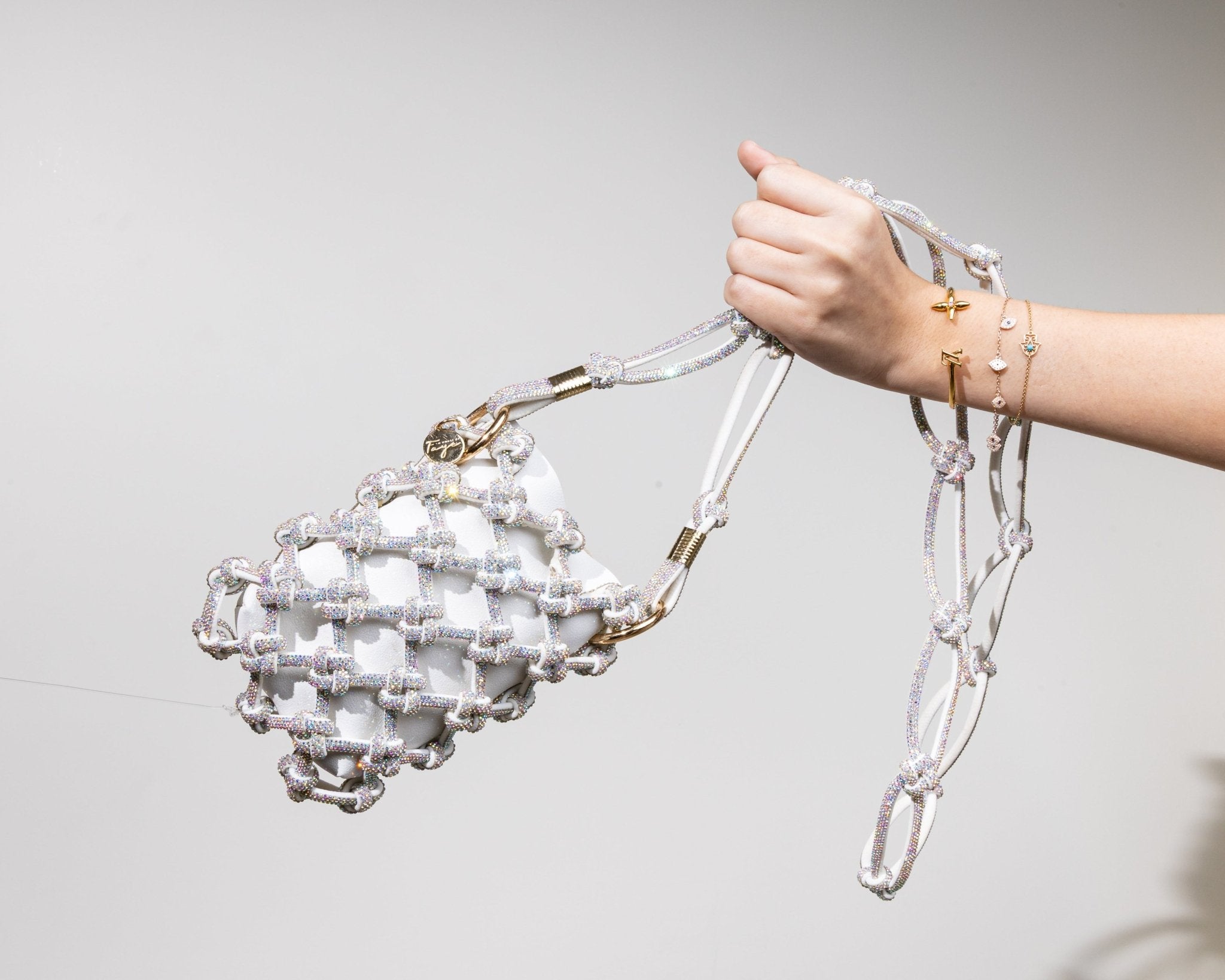 SILVER COSMO BAG - HOUSE OF FAYE