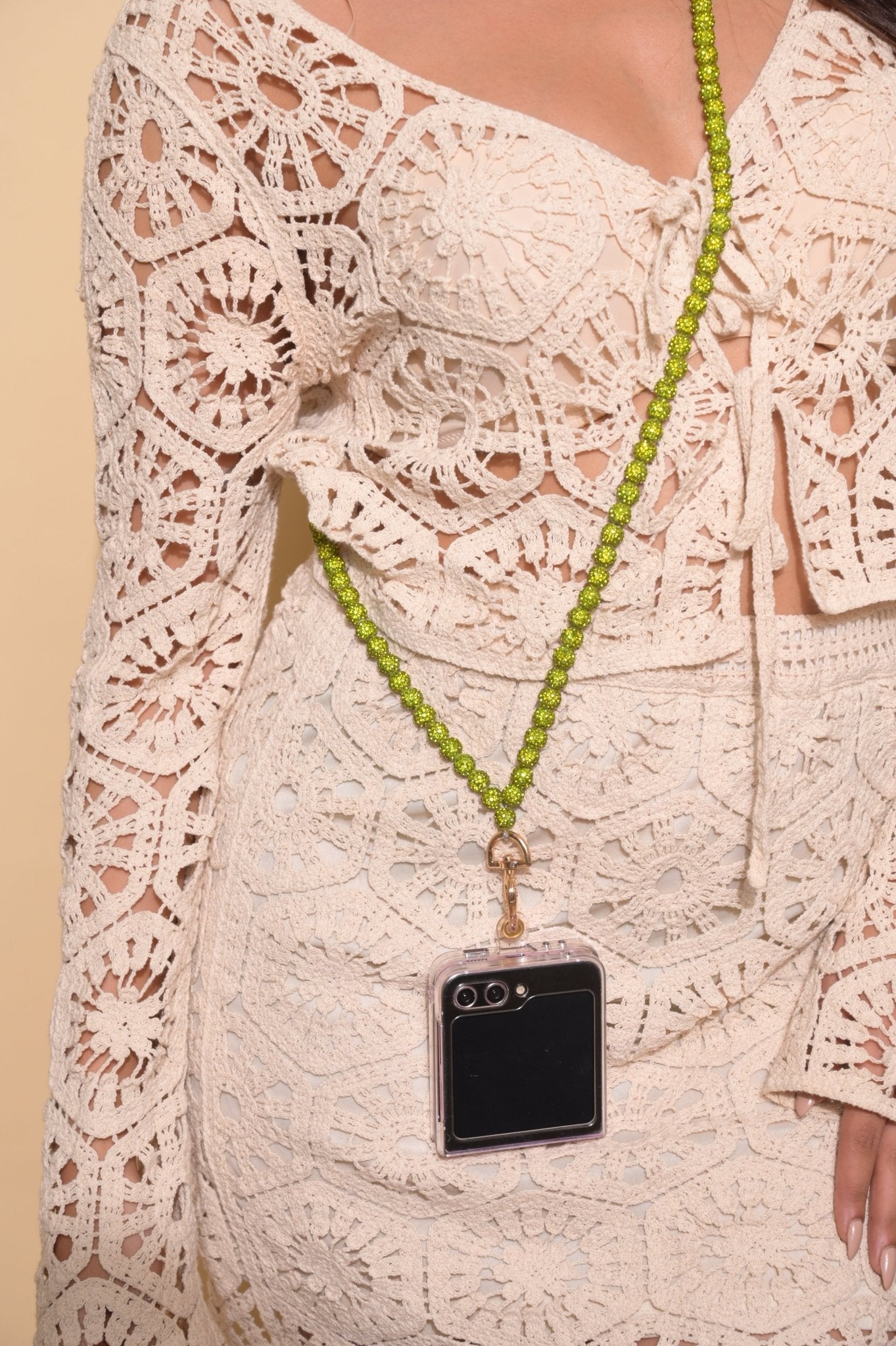 Green Bling Bling phone Sling - HOUSE OF FAYE
