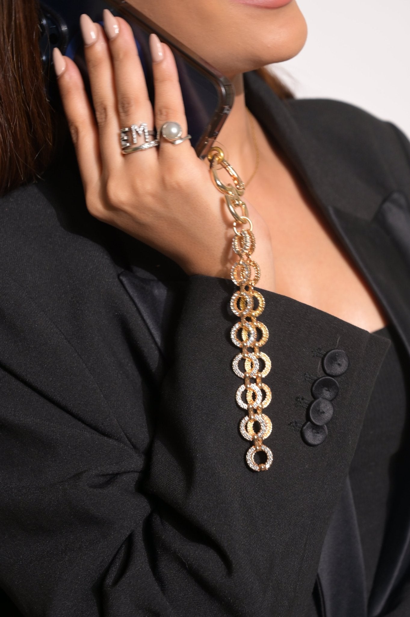 Gold link lanyard - HOUSE OF FAYE