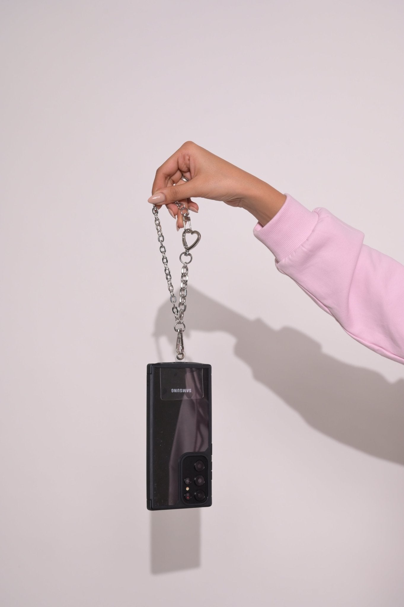 Silver Heart Chain Lanyard - HOUSE OF FAYE