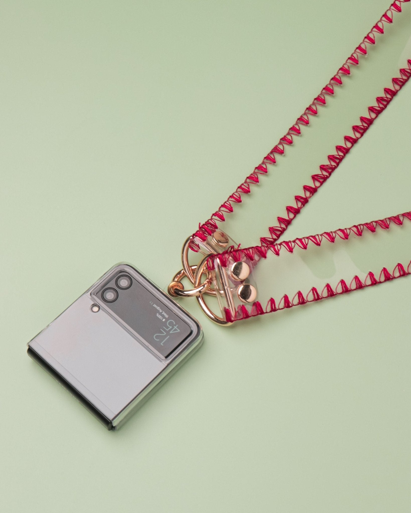 Red Clear Phone Sling - HOUSE OF FAYE