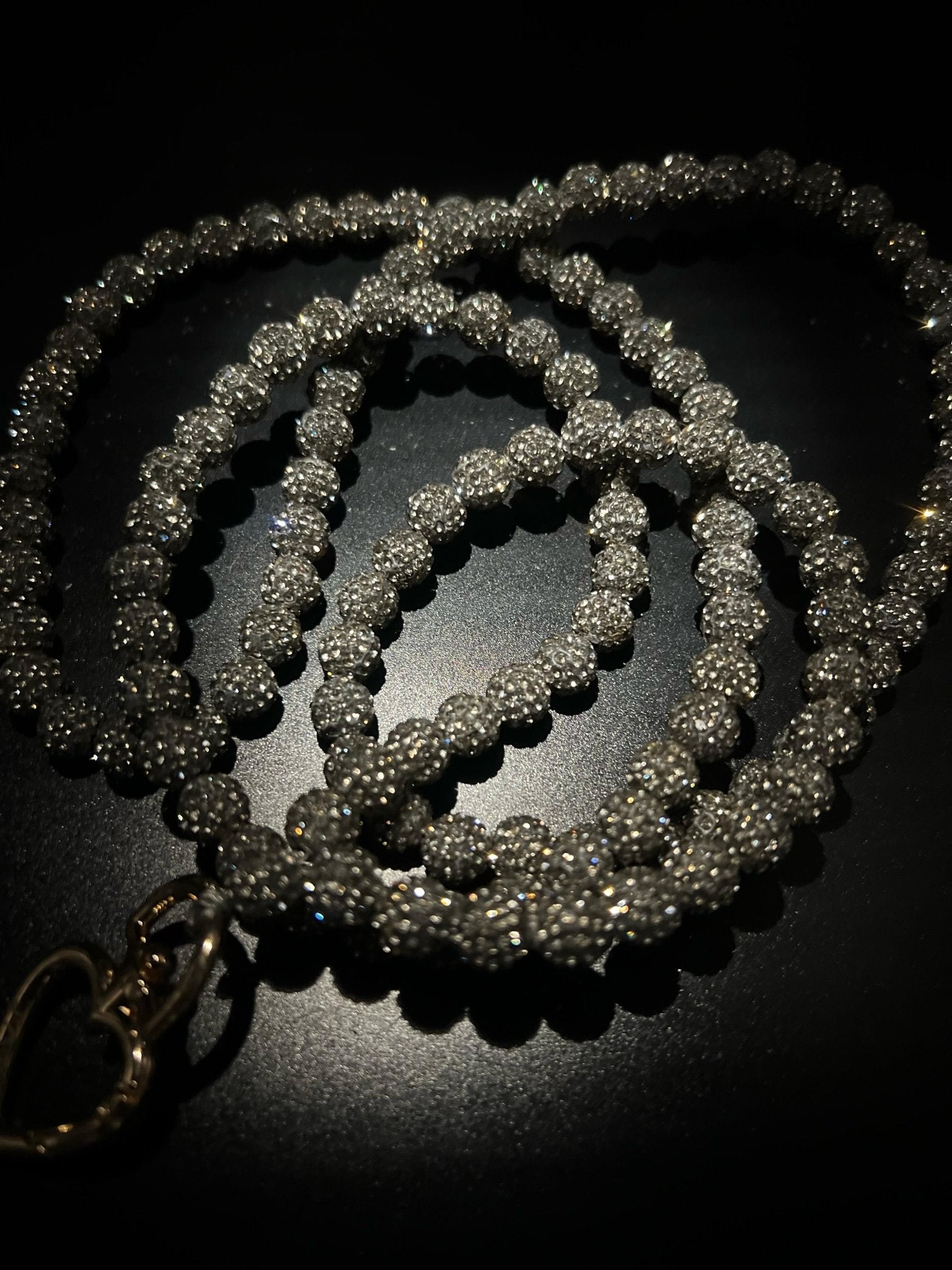 Gunmetal Bling Bling phone Sling - HOUSE OF FAYE