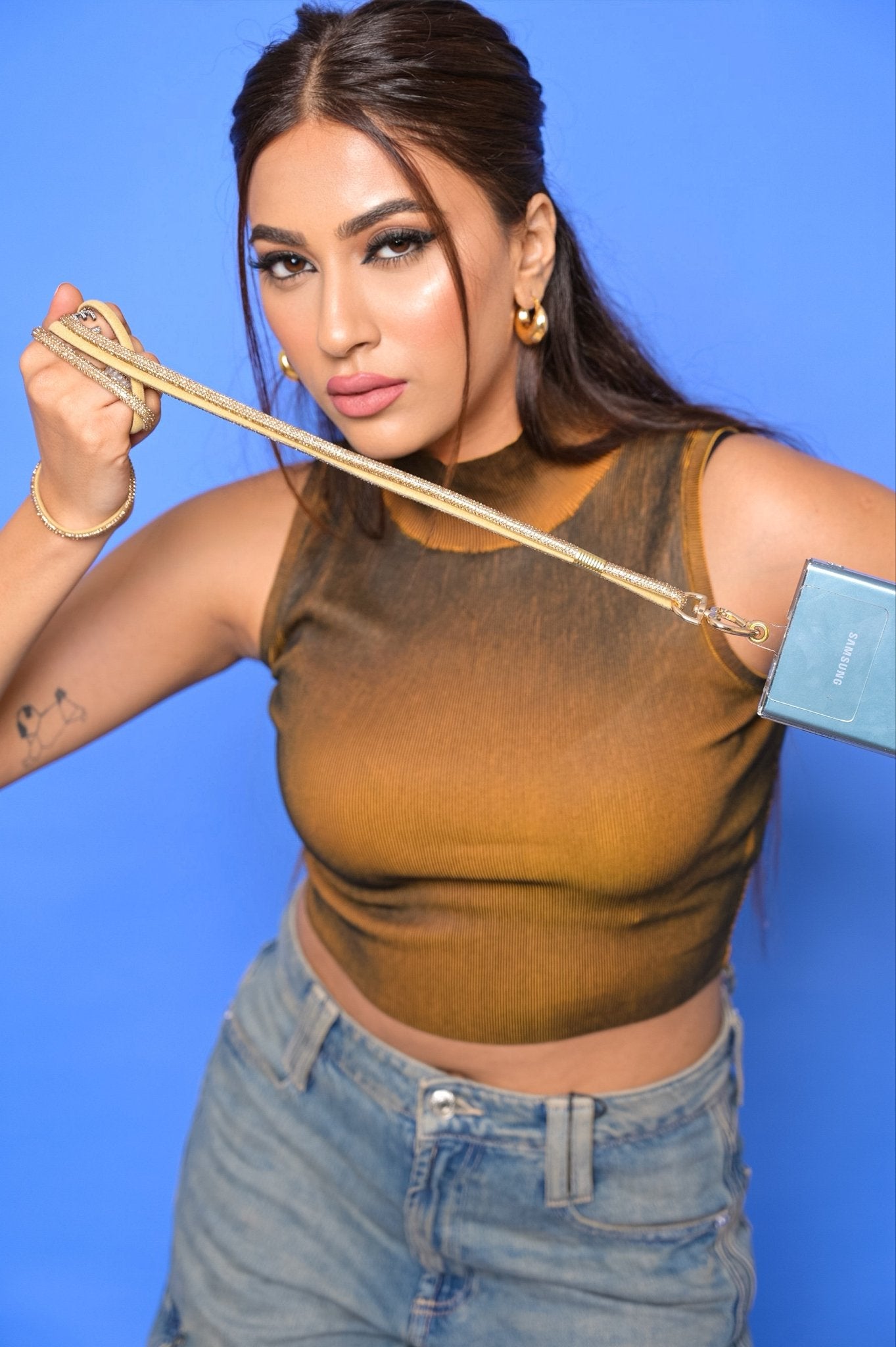 Gold diamond sling - HOUSE OF FAYE