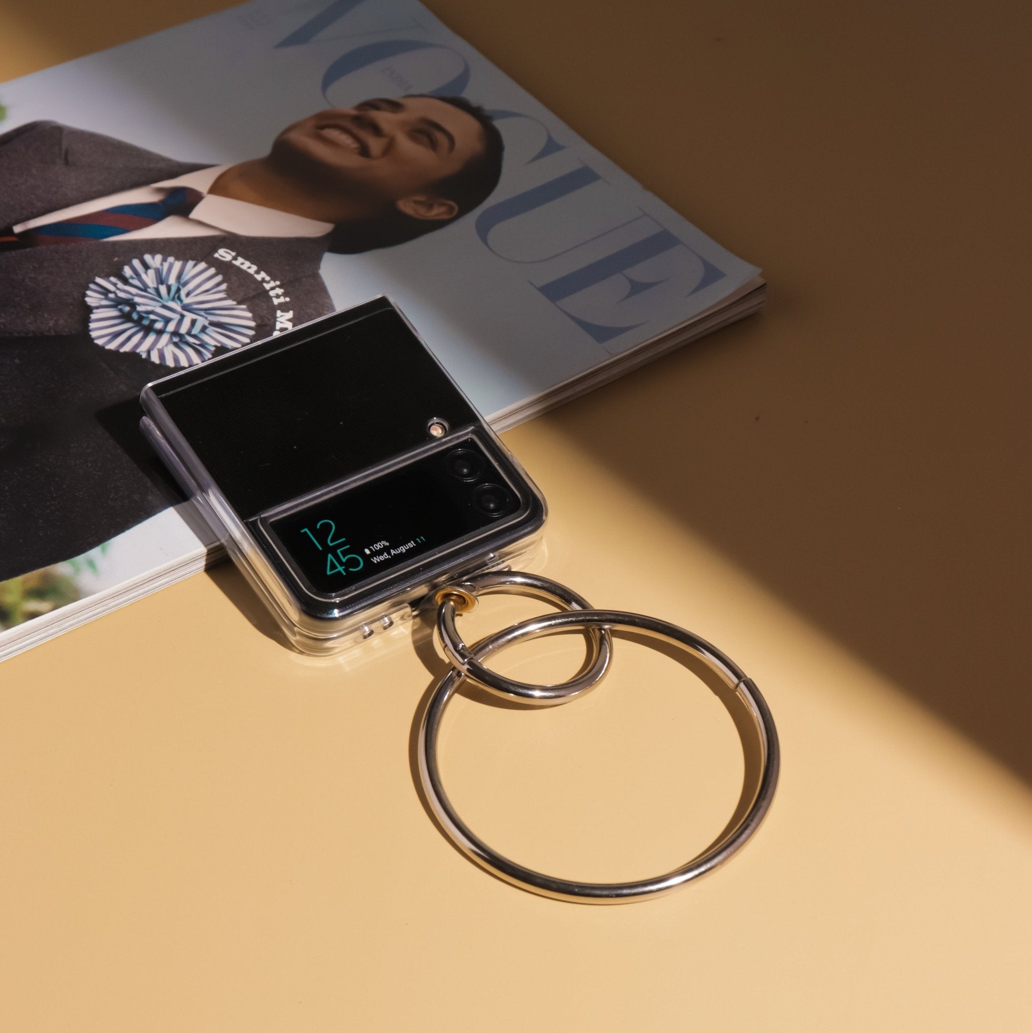 Silver Cuff Ring Lanyard - HOUSE OF FAYE