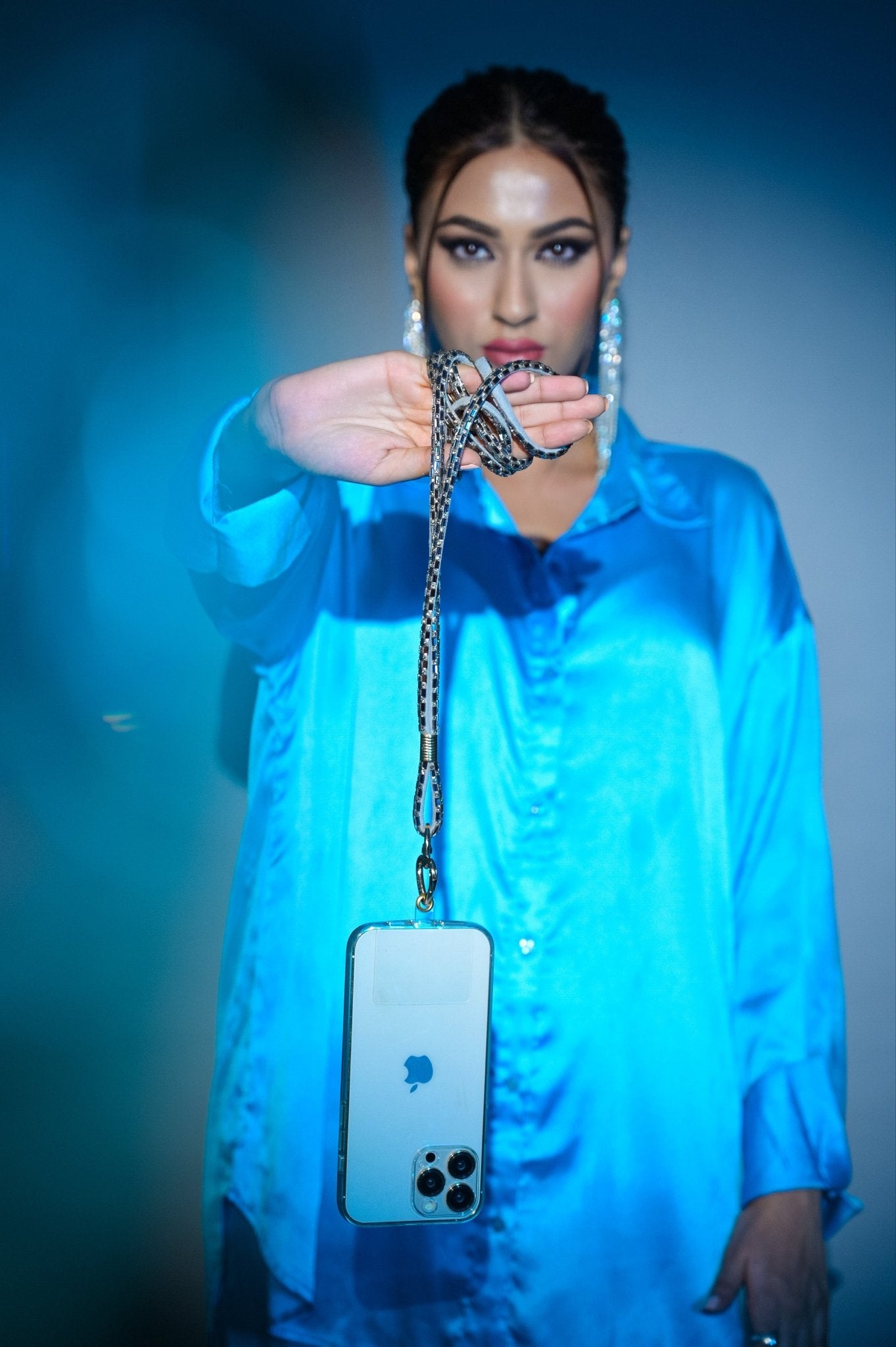 Grey Baguette diamond sling - HOUSE OF FAYE