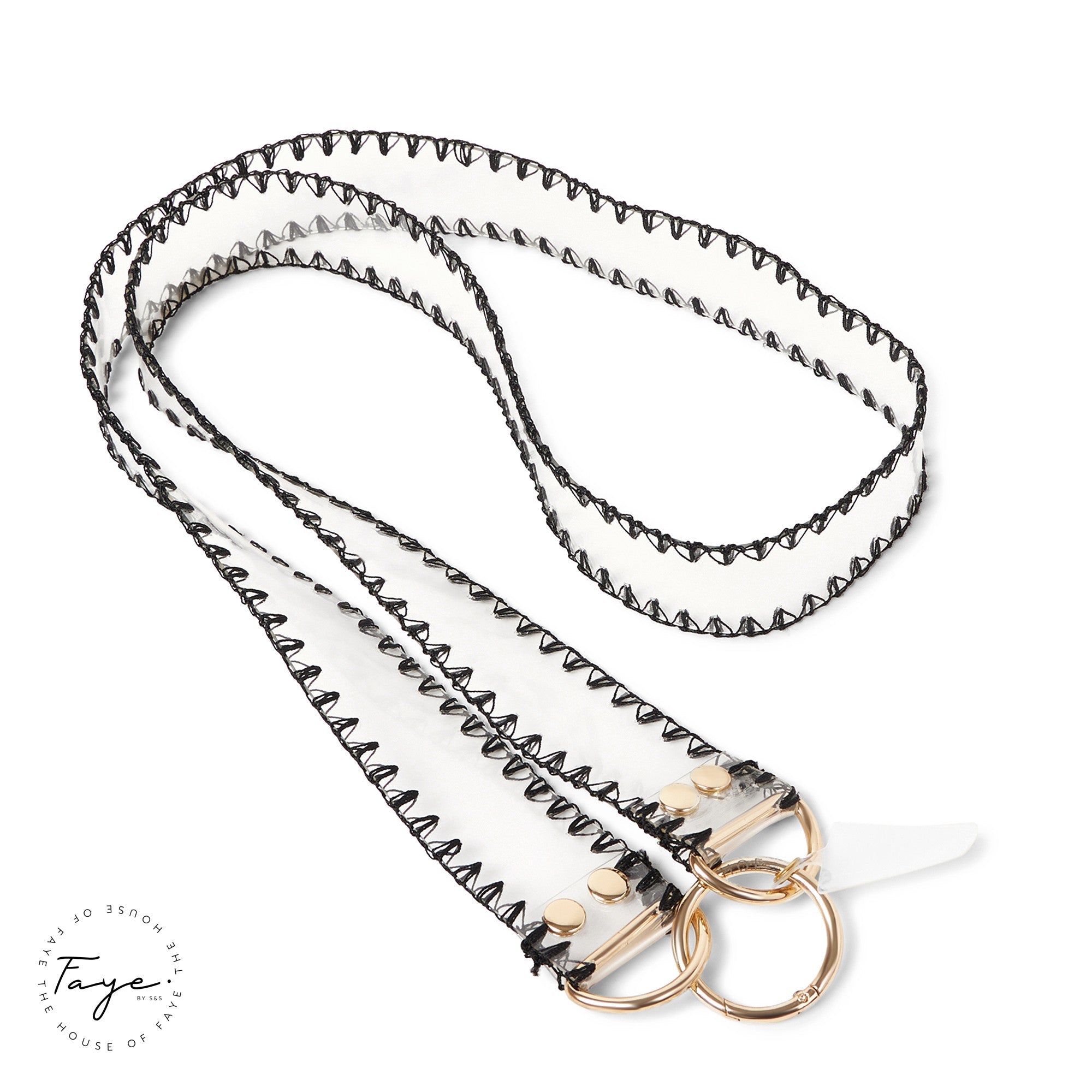 Black Clear Phone Sling - HOUSE OF FAYE
