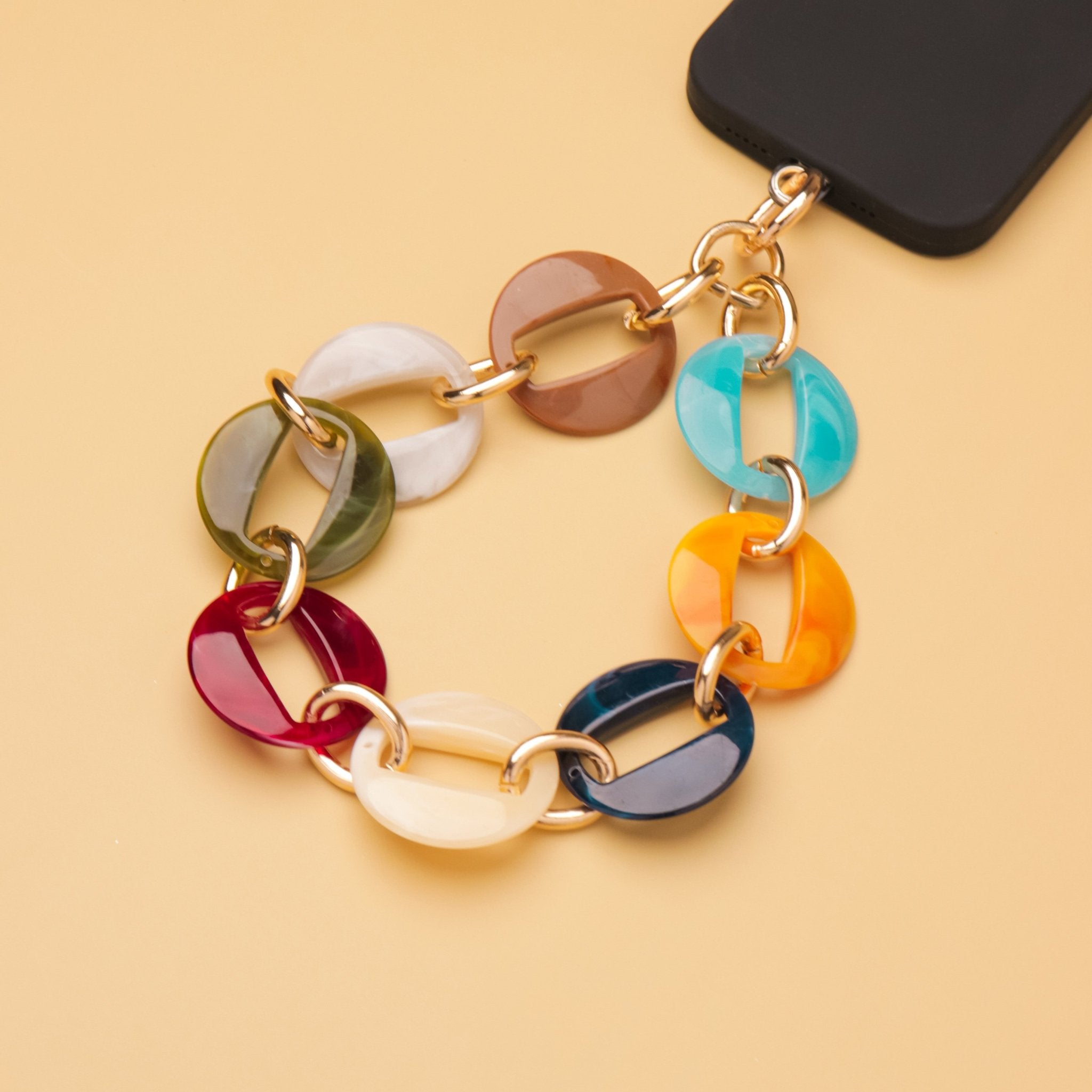 Multi Coloured Ring Lanyard - HOUSE OF FAYE