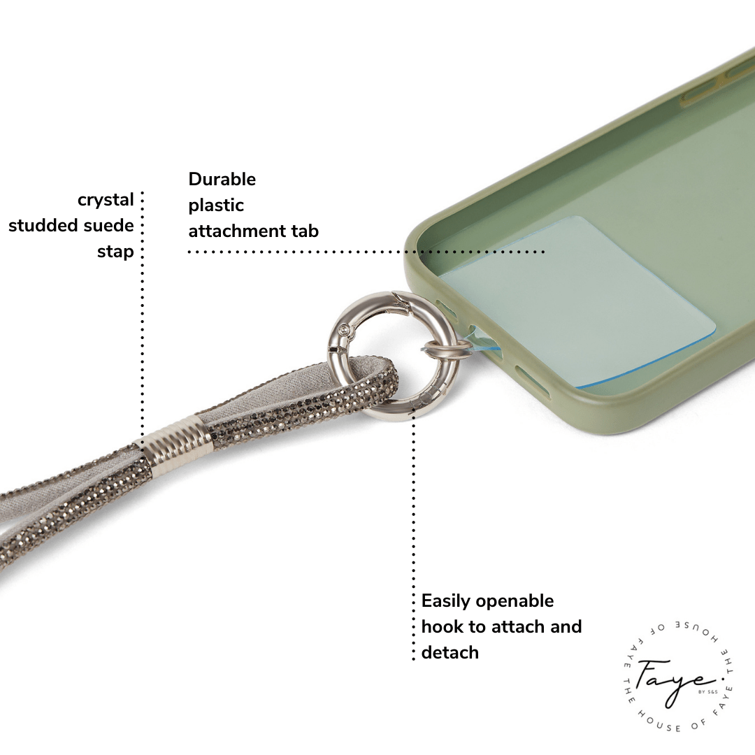 Grey Diamond Lanyard - HOUSE OF FAYE