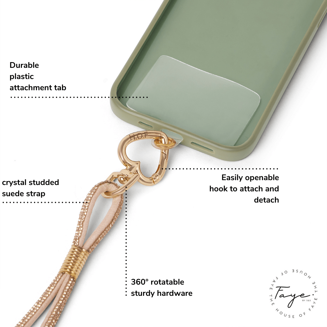 Rose gold diamond sling - HOUSE OF FAYE