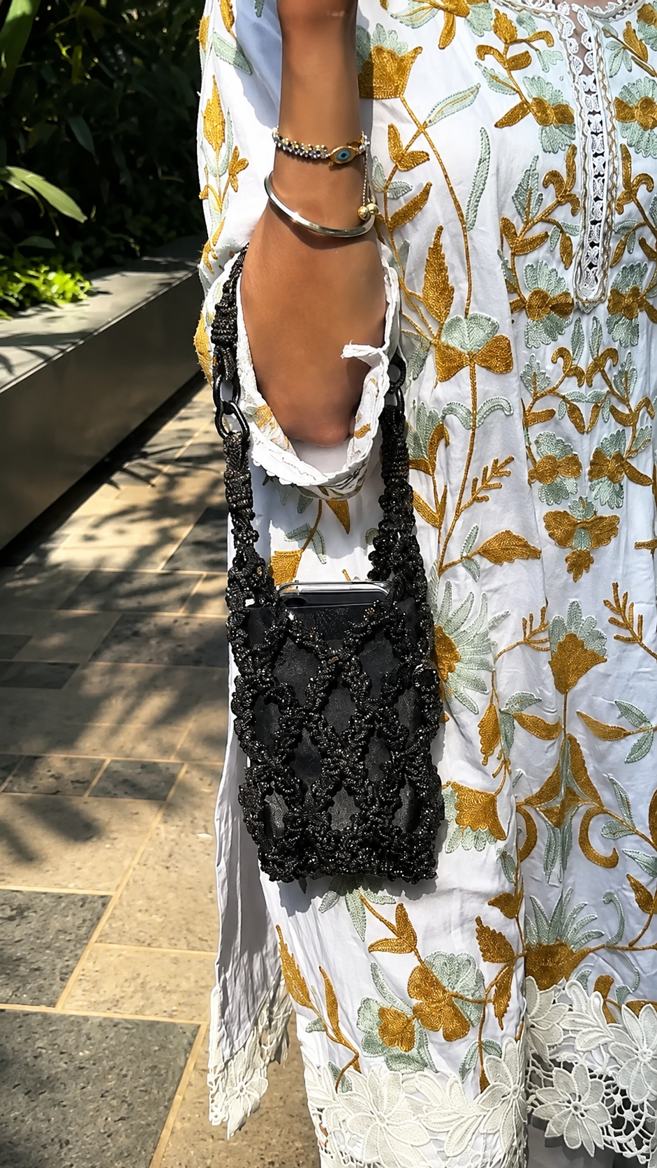 Dark grey & Black Sitar Bag
