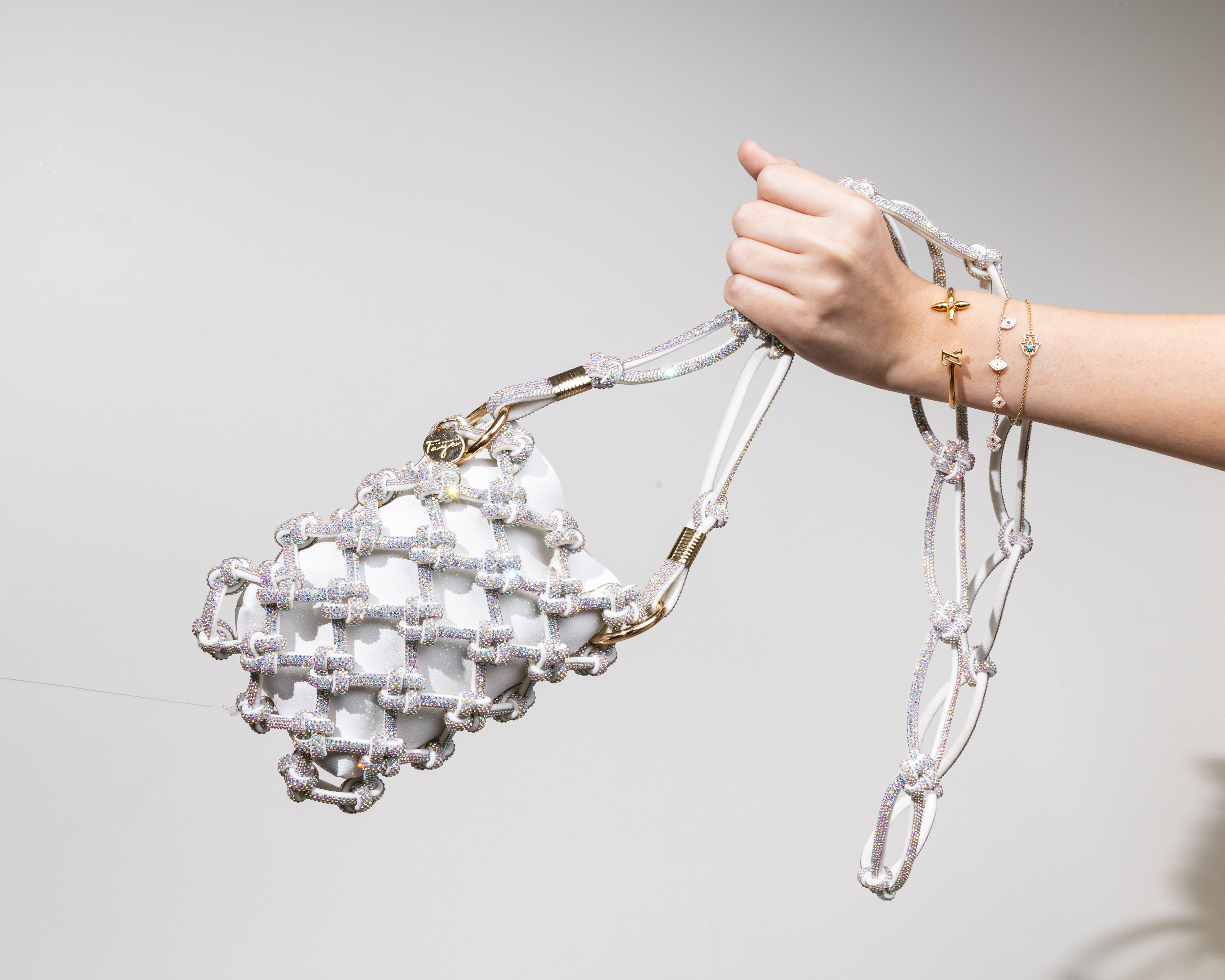 SILVER COSMO BAG